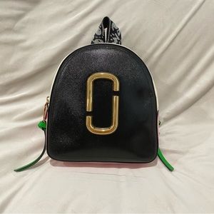 MARC JACOBS Pack Shot Mini Backpack Multicolor Black Pink Green
